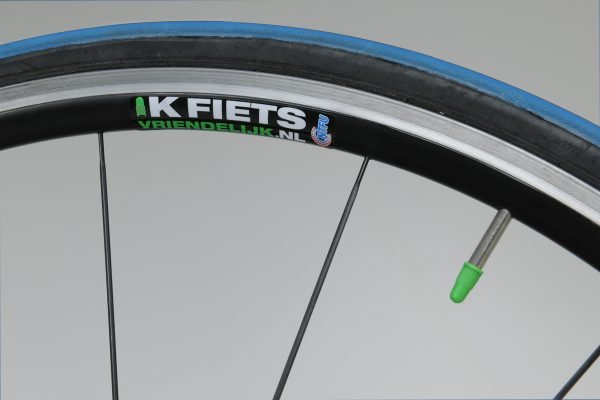 Ik Fiets Vriendelijk Velgen stickers.